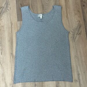 Coldwater Creek Women's Gray Tank Top